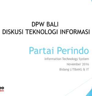 Sistem Informasi Partai Politik